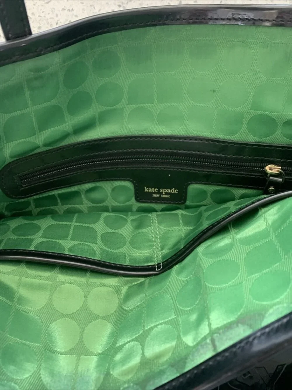 KATE SPADE Polyvinyl Griffin Tote 